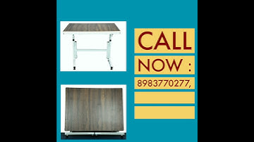 Srujan Presenting A Unique Folding Table With Height Tilt Adjustment For Most Comfortable Position