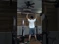 Paused Overhead Press | 33 kg x 5 reps @61 kg bw