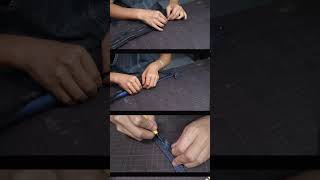 Ouroboros Kelly final part #handmade #bag #art #asmr #leathercraft