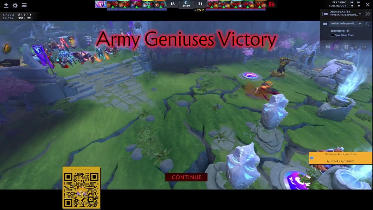 [ Dota 2 Live ] DPC SEA Division 2 - Army Geniuses vs Spawn.496 - BO3