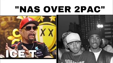 “I Choose Nas IllMatic Over 2Pac All Eyez On Me” ICE T