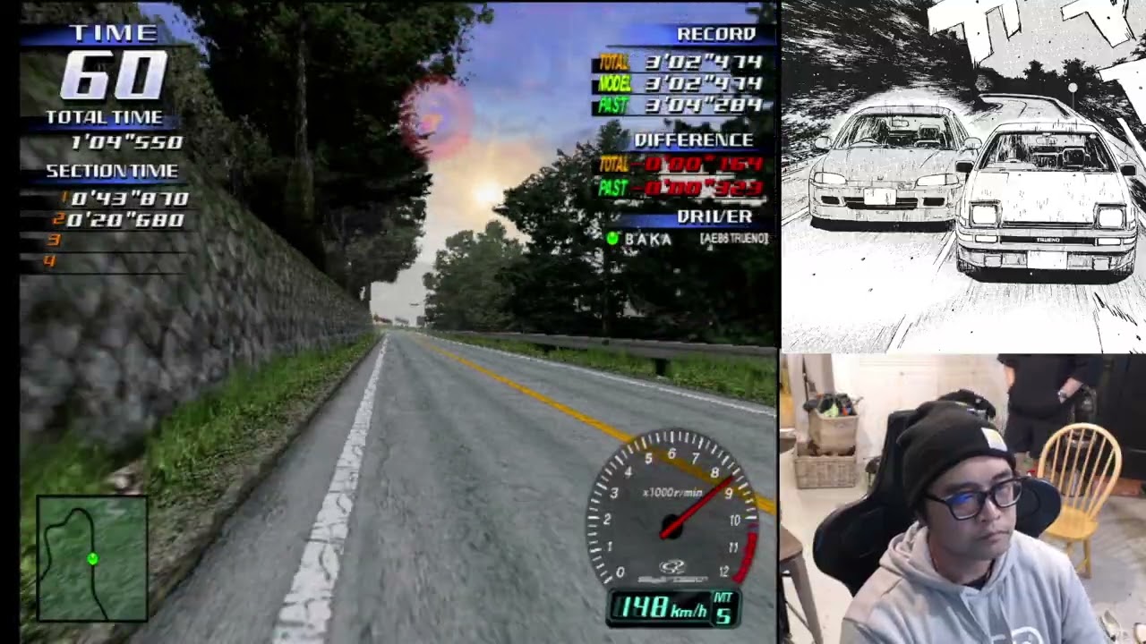 Initial D v3 - BAKA AE86 Akina DH Dry 3'03"636