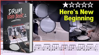 [Lv.02] Here's New Beginning  | Drum Cover with Sheet Music Net Worth