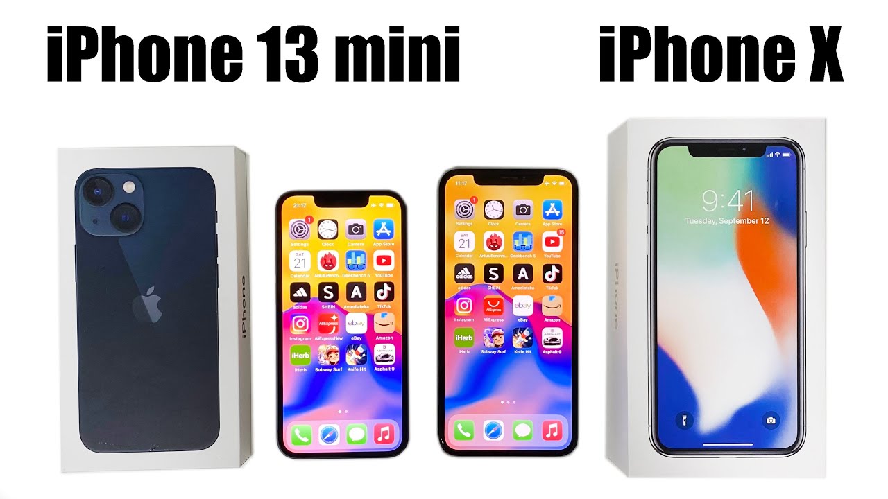 Сравнить айфоны 10. Iphone 13 Mini vs XS. Iphone 12 Mini iphone x. Iphone 13 Mini iphone x. Iphone 13 vs 13 Mini.