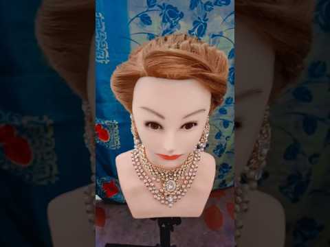 Bridal Hairstyle #hairstyle #hair #hairshorts