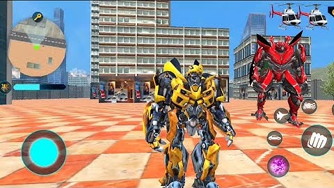 Optimus Prime Multiple Transformation Jet Robot Car Game 2021 #4 _ Andriod Gameplay Video