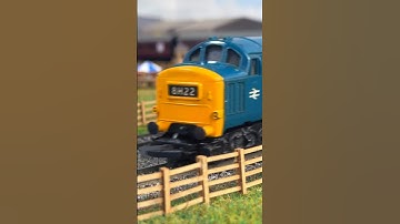 Class 37 Passenger Train Passing by on the Railway #train #modeltrains #modelrailway