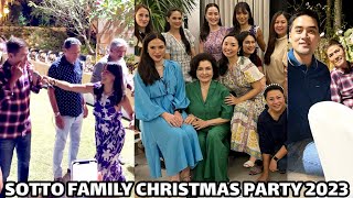 SOTTO FAMILY CHRISTMAS PARTY 2023 MAYOR VICO SOTTO HELEN GAMBOA KRISTINE HERMOSA TITO VIC