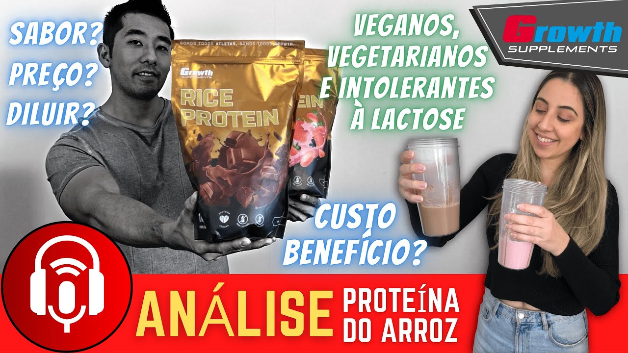 Rice Protein Growth | Proteína do Arroz para Vegano e Vegetariano ...