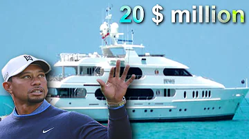 Who made Tiger Woods yacht?