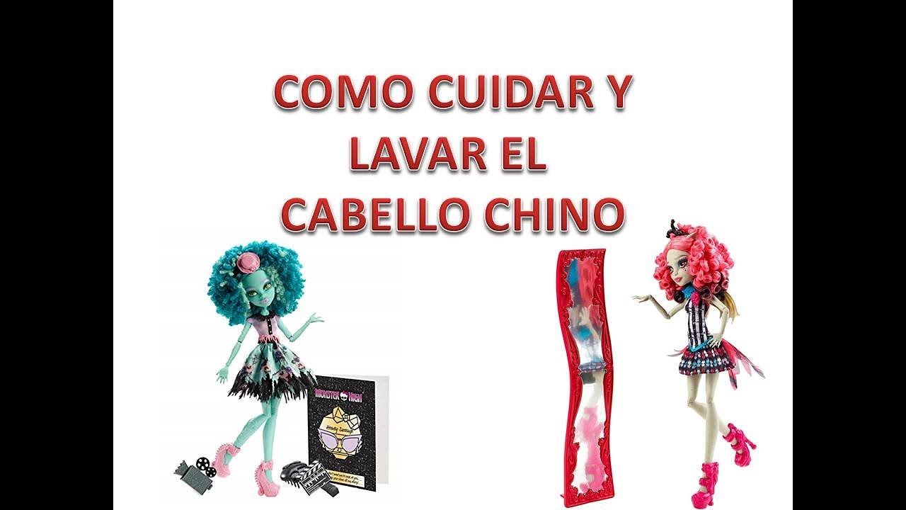 COMO LAVAR EL CABELLO SUPER CHINO DE TUS MUÑECAS?