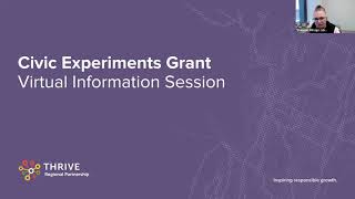 Virtual Information Session: Civic Experiment Grant Program