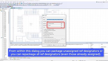 Adding Ref Designators to a schematic inside DXDesigner