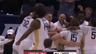 Miami Ohio vs Akron Highlights 3/15/25 | 2025 College Basketball Highlights