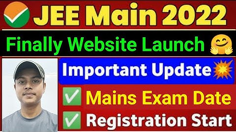 JEE Main 2022 Exam Date | JEE Main 2022 Expected Date | JEE Main 2022 Form Fill up Date #jeemain2022
