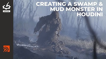 Creating a Swamp & Mud Monster in Houdini with David Silberbauer