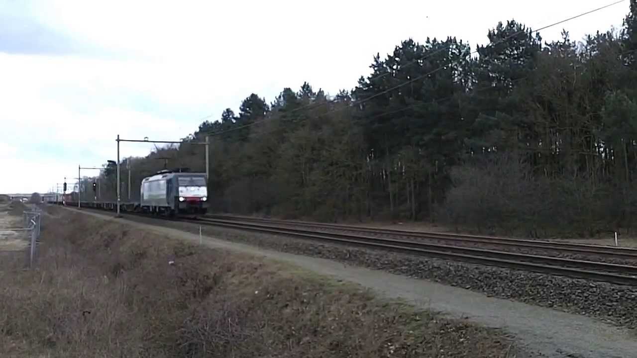 3-3-14 Blerick NL : E189 Electric Locomotive Siemens with Containertrain!