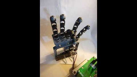 MANO ROBOTICA II controlada por BASIC STAMP