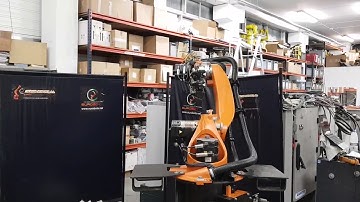 KUKA KR16 industrial robot with KRC2 ED05 controller