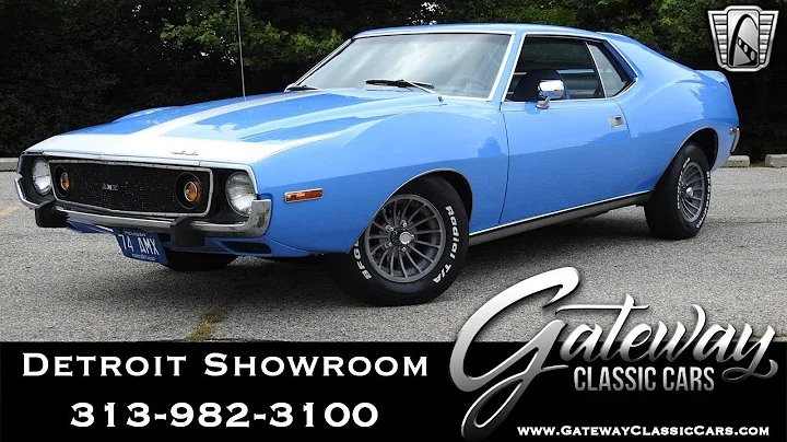 1974 AMC Javelin AMX- Gateway Classic Cars of Detroit- #1485DET