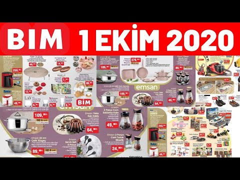 BİM 1 EKİM 2020 | TEKLİ SUNUM | BİM GELECEK ÜRÜN BİM İNDİRİM BİM Aktüel #BİM #AKTÜEL #KATALOG