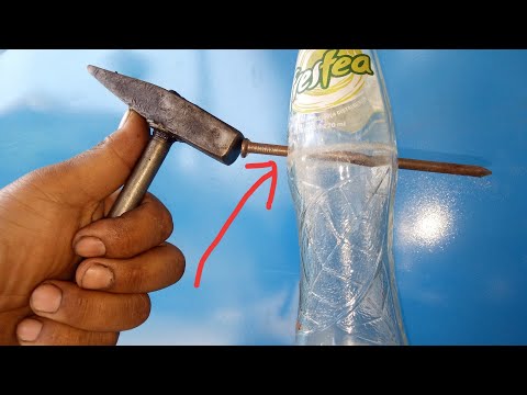 Video: Cara Menusuk Botol Dengan Paku