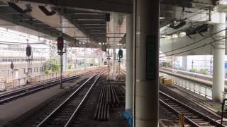 相鉄線 横浜駅 E217系 通過 9000系(ネイビー) 発車