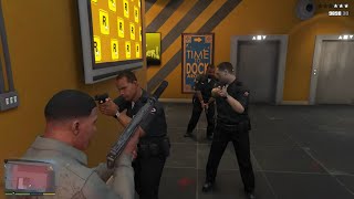 GTA 5 - Rockstar Games Office Raid   Ten Star Escape