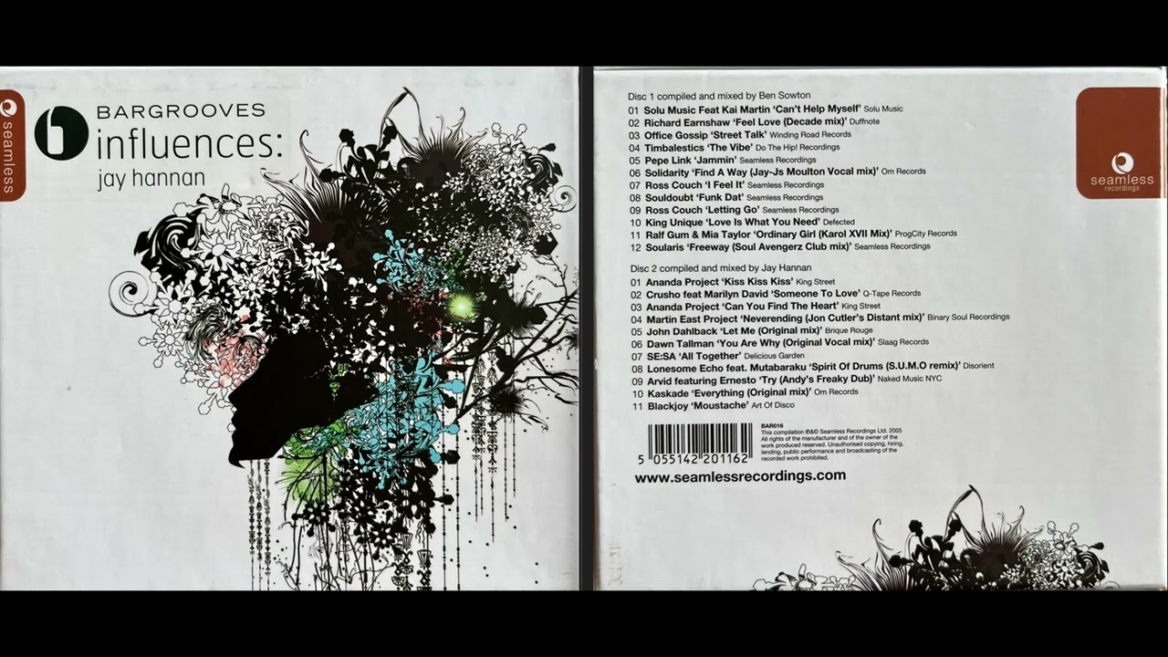Bargrooves - Influences, Jay Hannan (Disc 1) (Classic Deep House 