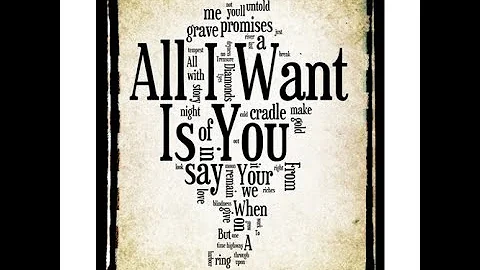 All I Want is You-U2