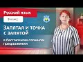 Запятая и точка с запятой в бессоюзном сложном предложении. Русский язык 9 класс