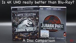 4K UHD vs. BluRay Disc | A Jurassic Park Comparison