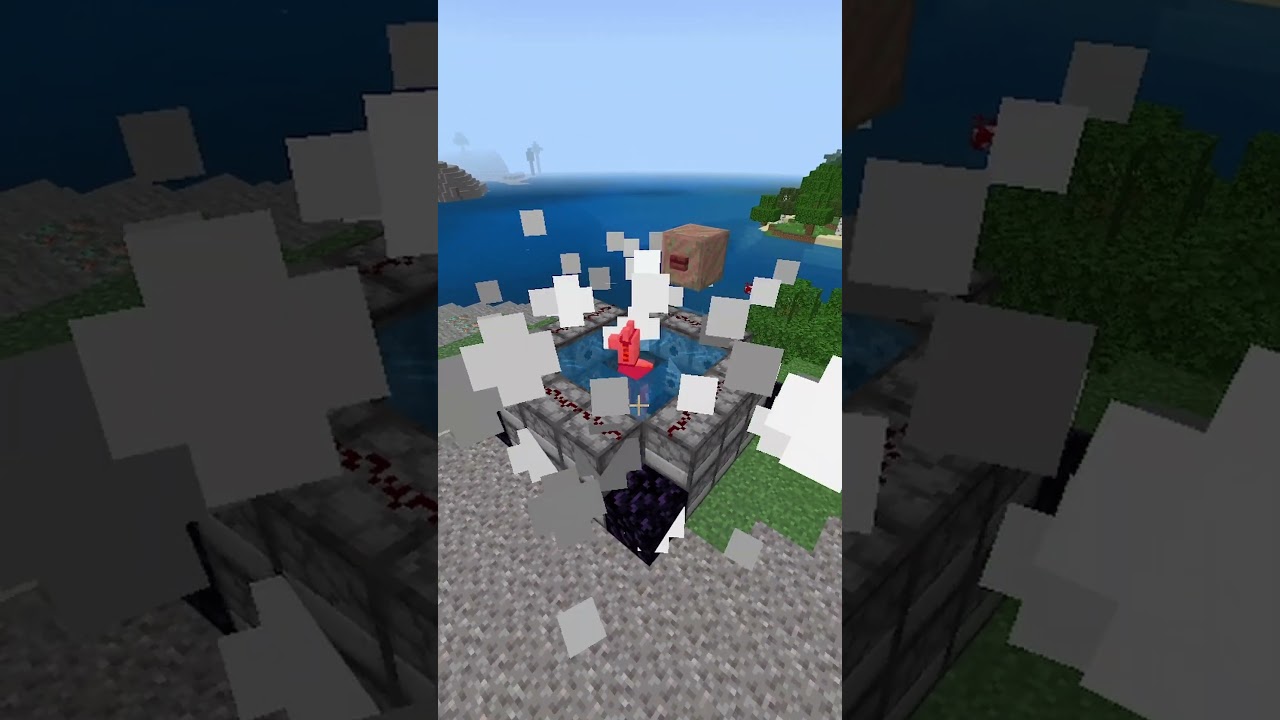 Prank over a Trader Llama in minecraft 