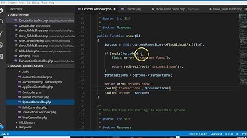 QRCode tutorial   62   payments   add profile menu - Laravel 5.6 full project course
