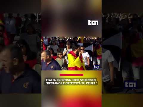 Video Italia proroga stop Schengen. Restano le criticità su Ceuta.