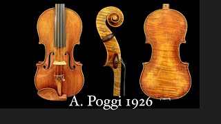 A. POGGI 1926, Violin Test