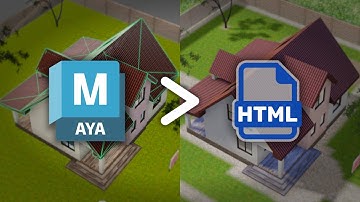 Maya to HTML - How to Export to a Single Self-Contained File