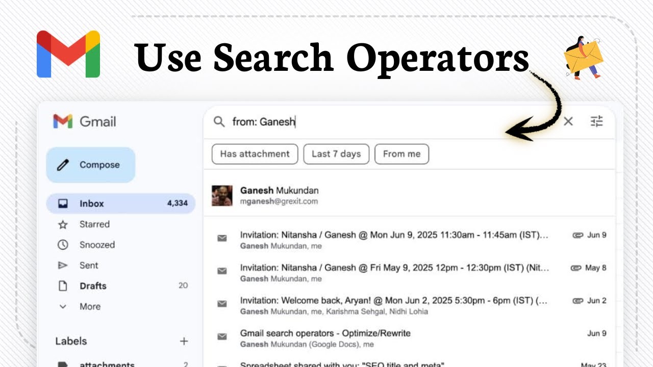 Search Mail How to use Gmail advanced search (Advanced Filters) - YouTube
