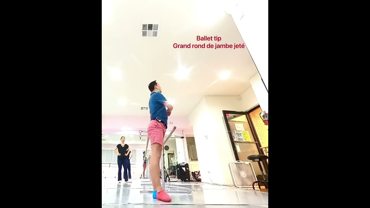 Ballet tips for Grand Rond de Jambe Jeté YouTube