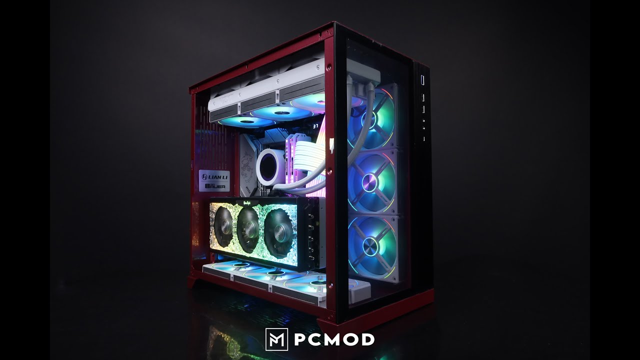 Lian Li O11 Dynamic (Custom Painted) PC Build YouTube
