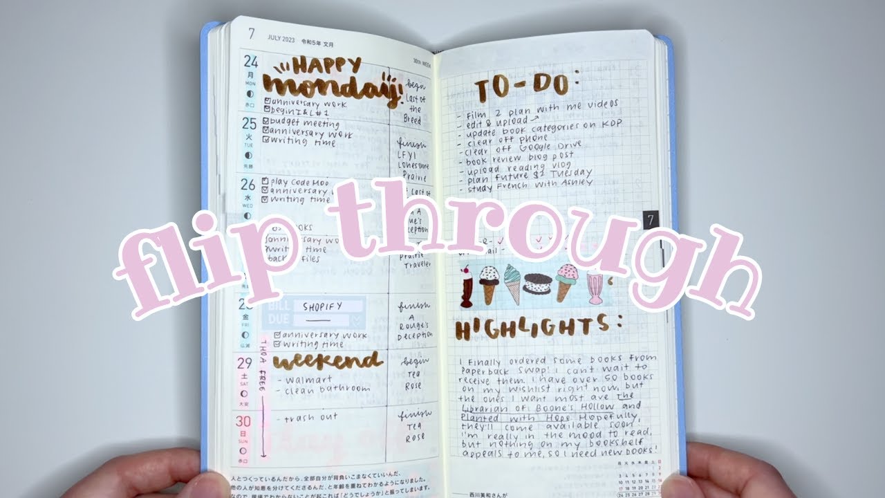 Minimal/Functional Hobonichi Weeks Flip Through (#2)