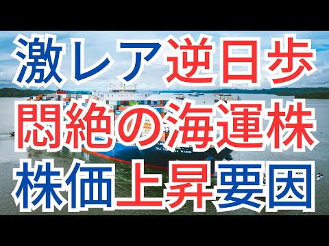 激レア逆日歩発生の海運株、株価上昇要因？