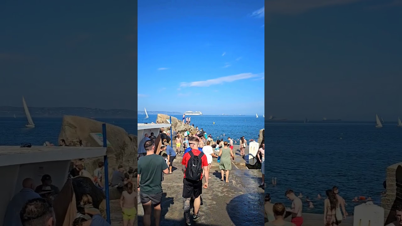 Sandycove and Forty Foot Dun Laoghaire, Today. It's currently 24 degrees 