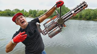 Nakitang Mga Delikadong Bagay Mula Sa Militar Sa Ilalim Ng Tubig Gamit Ang Higanteng Magnet