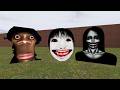 YOSHIE AND KUCHISAKE ONNA OR AUUGHH ESCPE THE GM BIG MAZE MAP #nextbot #gmod