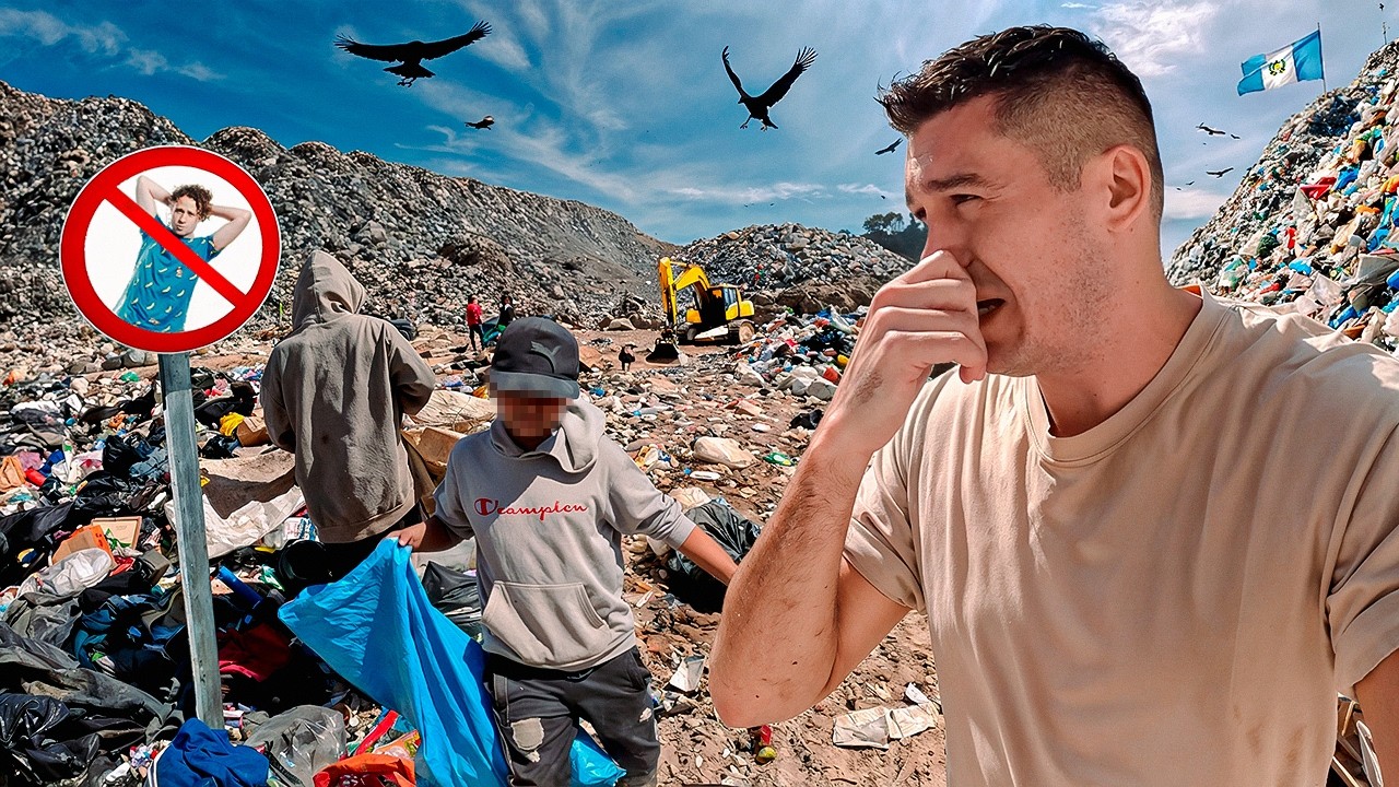 AQUÍ LE VETARON LA ENTRADA A LUISITO COMUNICA (hay gente viviendo dentro del basurero) 🇬🇹