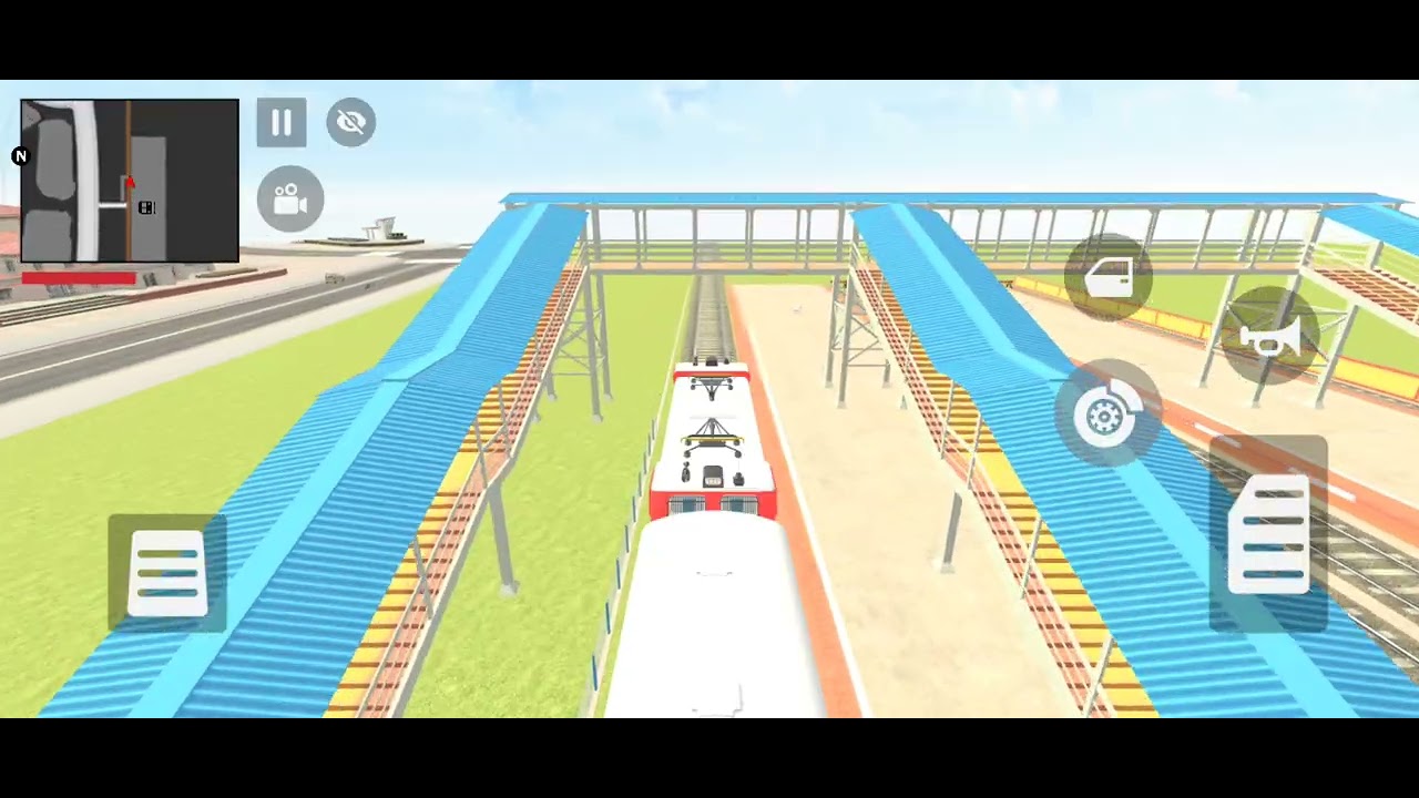 🎮I left my hunter bike...🏍️ and driving train...🚂#viral #gaming #indainbikedriving #trending 