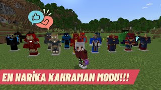 Mi̇necraft Pe Bedrock Edition Bütün Süper Kahramanlarin Olduğu En Hari̇ka Mod
