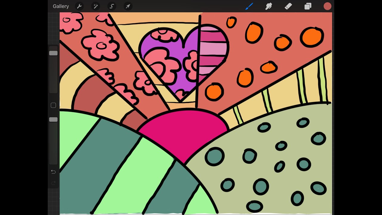 Romero Britto Inspired Heart for kids