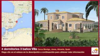 4 Dormitorios 3 Baños Villa Se Vende En Cerca Montgo, Javea, Alicante, Spain
